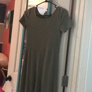 A green pants jump suit